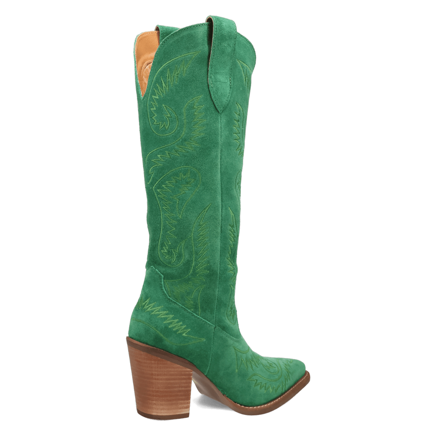 PRODUCT SHOT EVITA LEATHER BOOT AT 315 DEGREE ANGLE