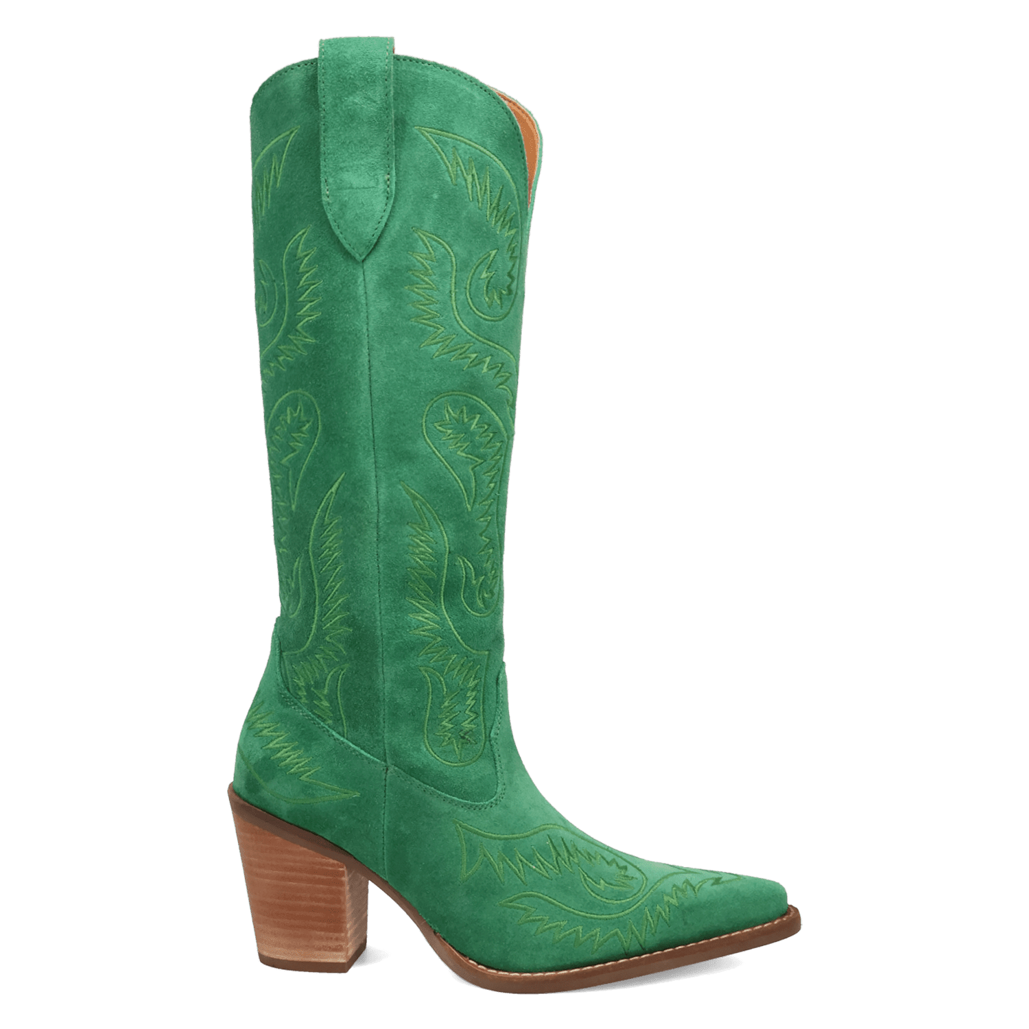 Dingo Women's Evita Leather Boots, Green, 8.5 M Dingo Women's Evita Leather Boots, Green, 8.5 M