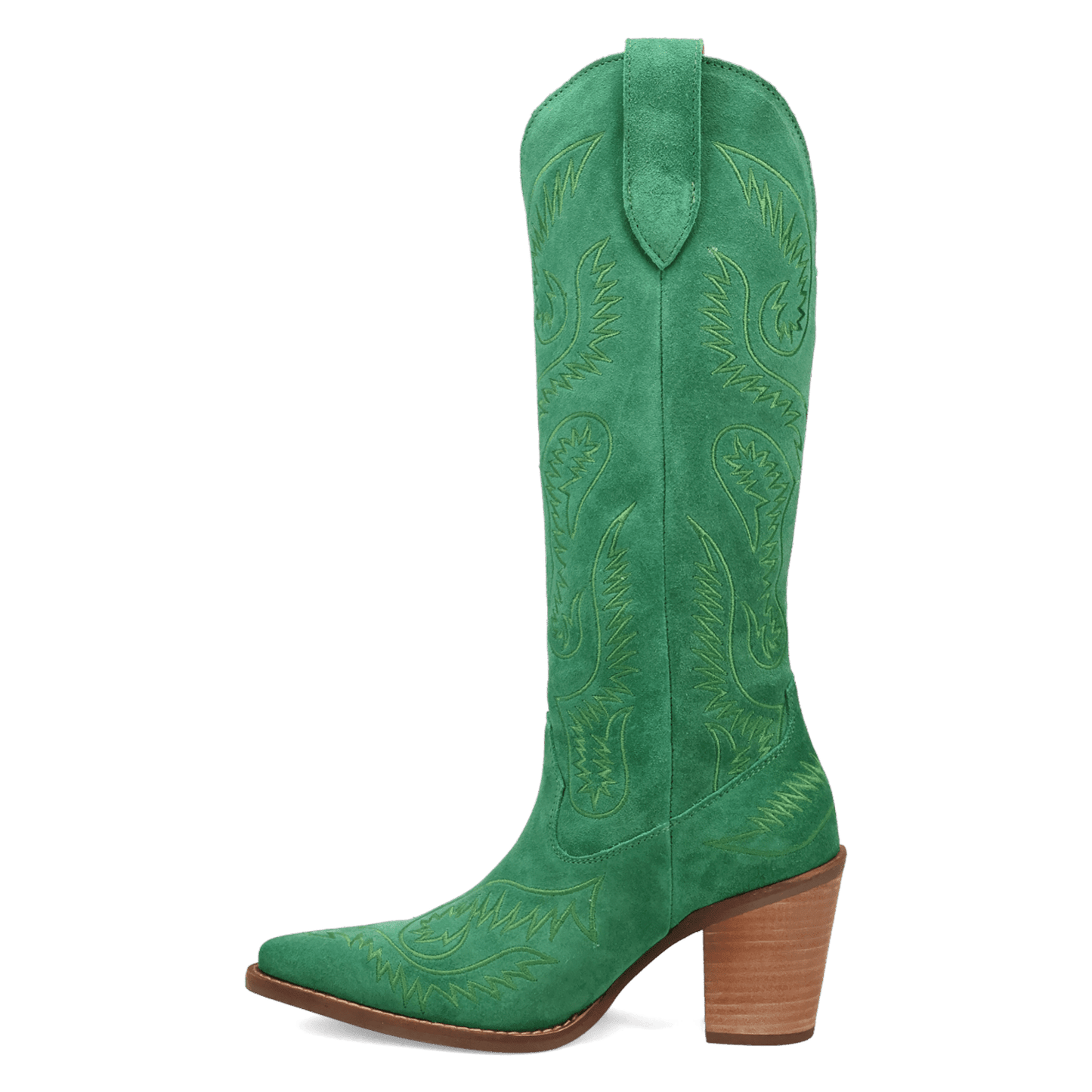 PRODUCT SHOT EVITA LEATHER BOOT AT 135 DEGREE OUTSIDE ANGLE