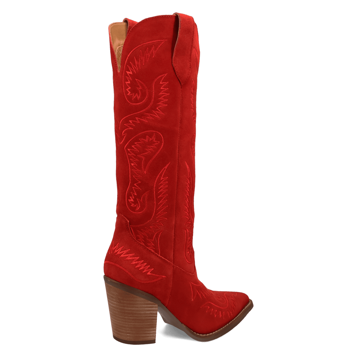PRODUCT SHOT EVITA LEATHER BOOT AT 315 DEGREE ANGLE