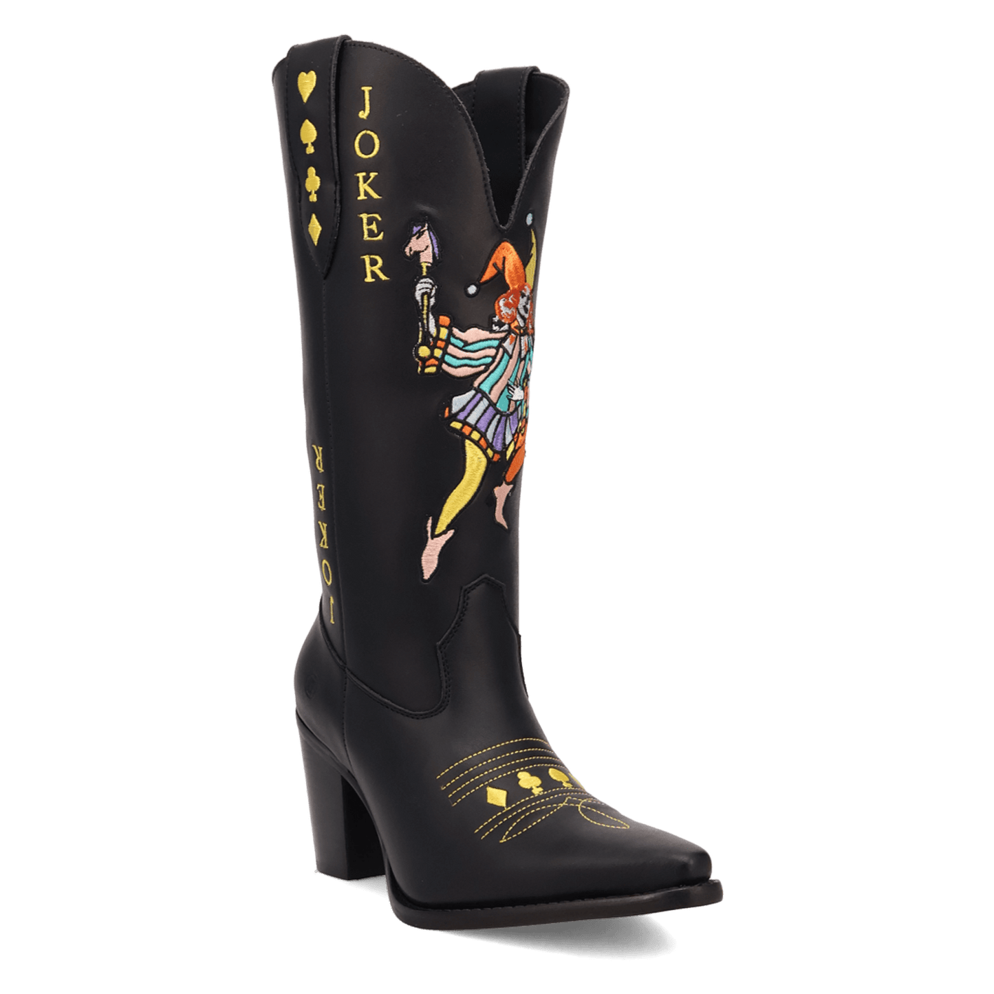 PRODUCT SHOT JOKER LEATHER BOOT AT 45 DEGREE ANGLE