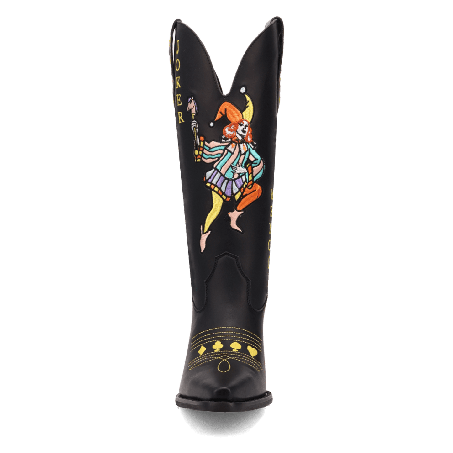 PRODUCT SHOT JOKER LEATHER BOOT AT FRONT ANGLE