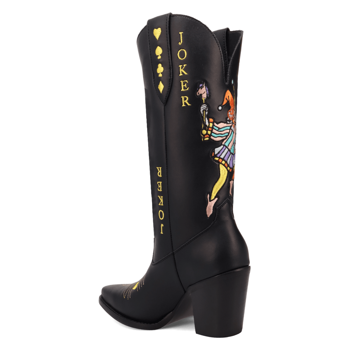 PRODUCT SHOT JOKER LEATHER BOOT AT 270 DEGREE ANGLE