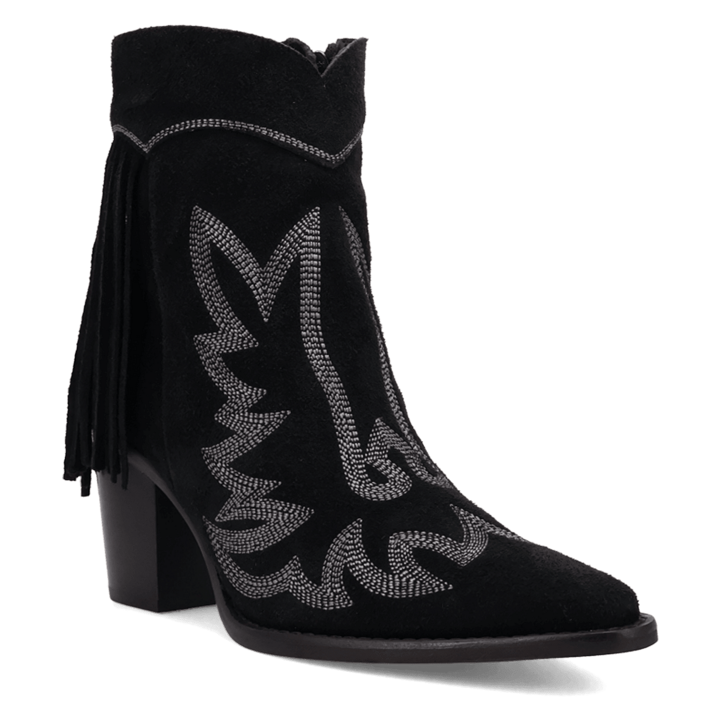 PRODUCT SHOT WILD SAGE LEATHER BOOTIE AT 45 DEGREE ANGLE