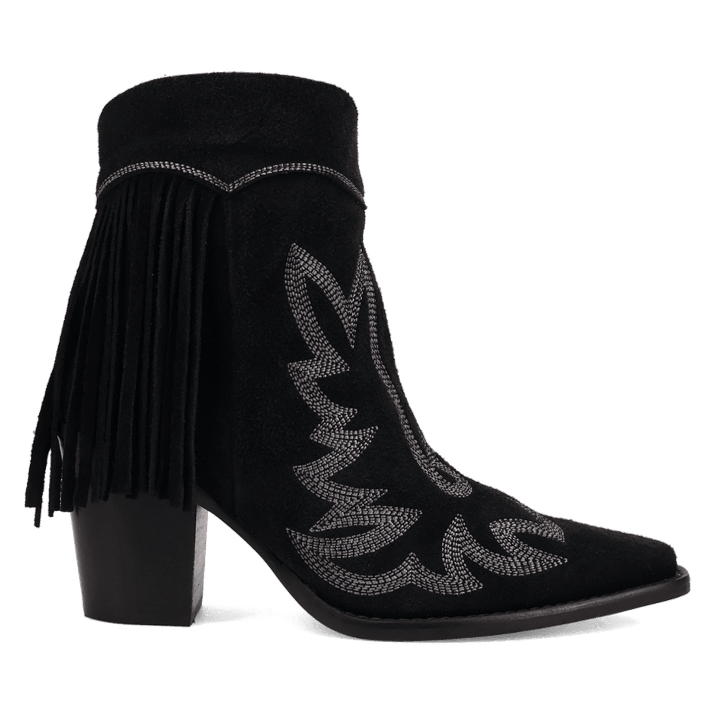 PRODUCT SHOT WILD SAGE LEATHER BOOTIE AT 90 DEGREE INSIDE ANGLE