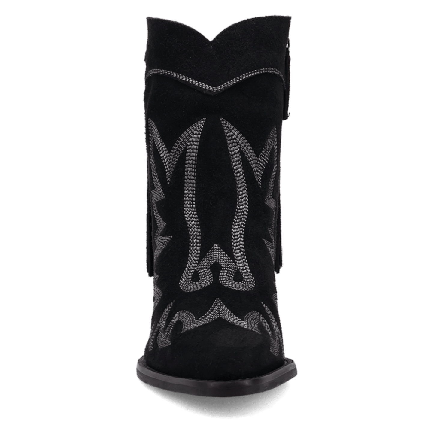 PRODUCT SHOT WILD SAGE LEATHER BOOTIE AT FRONT ANGLE