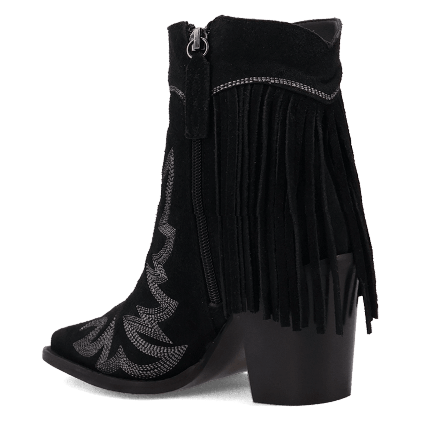 PRODUCT SHOT WILD SAGE LEATHER BOOTIE AT 270 DEGREE ANGLE