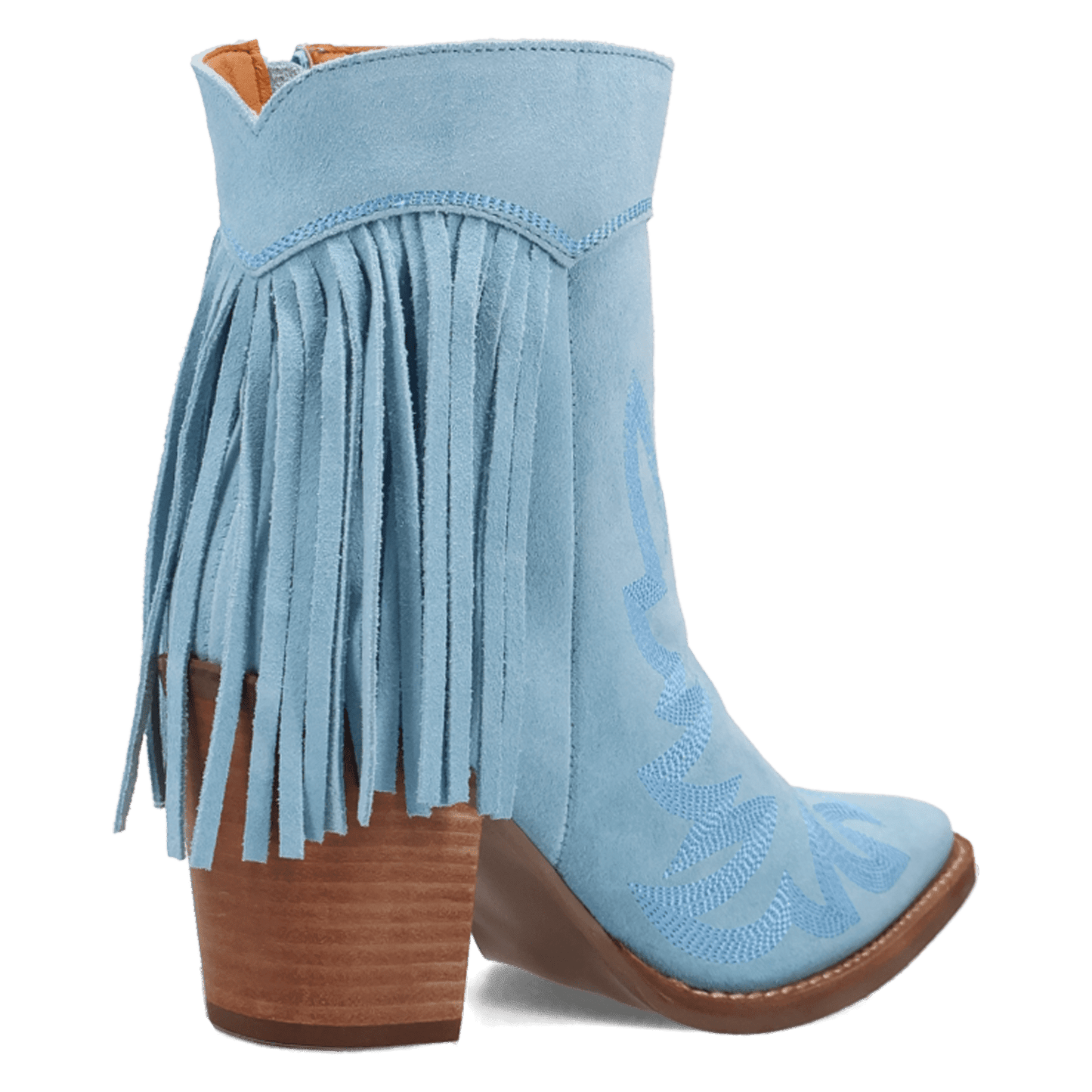 PRODUCT SHOT WILD SAGE LEATHER BOOTIE AT 315 DEGREE ANGLE