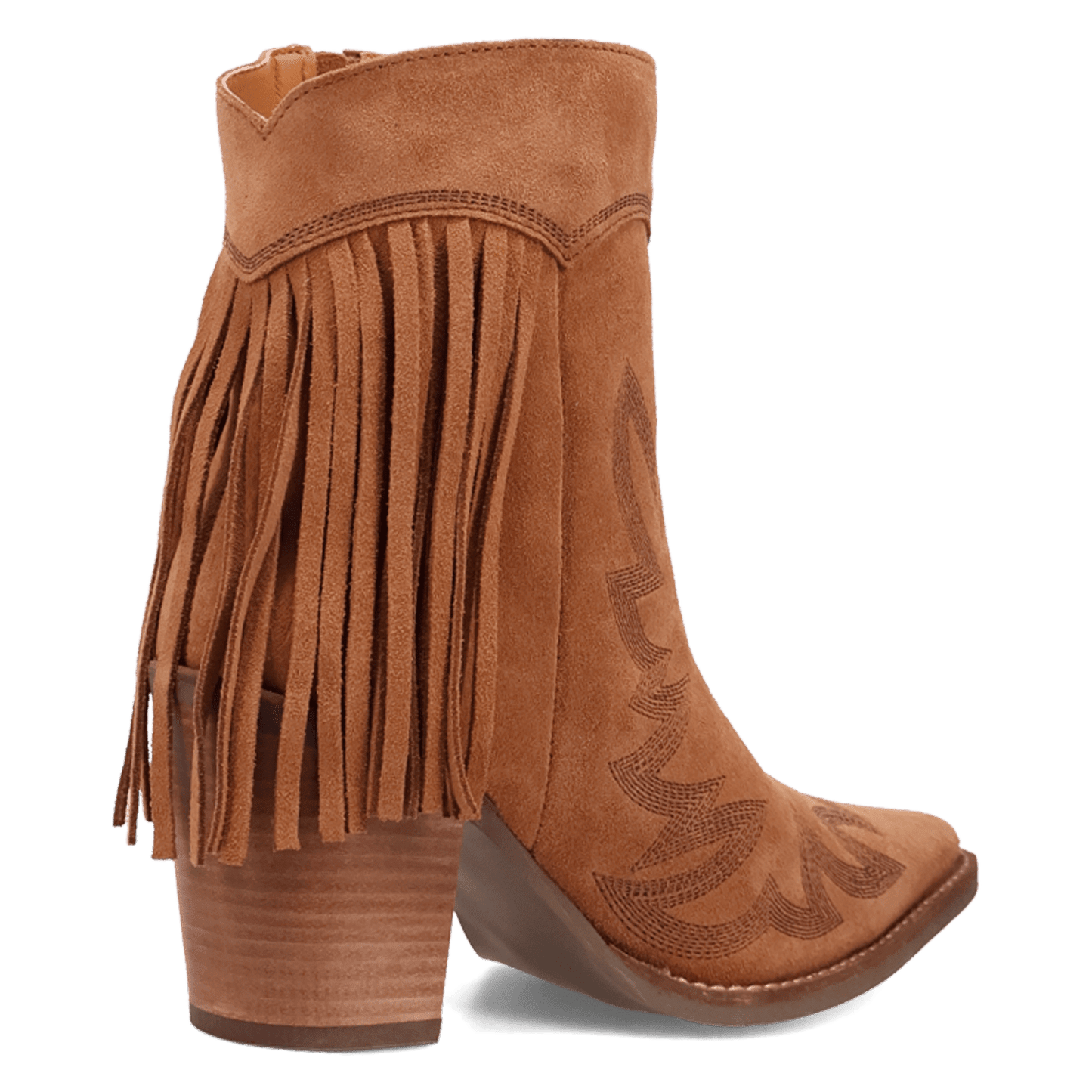 PRODUCT SHOT WILD SAGE LEATHER BOOTIE AT 315 DEGREE ANGLE