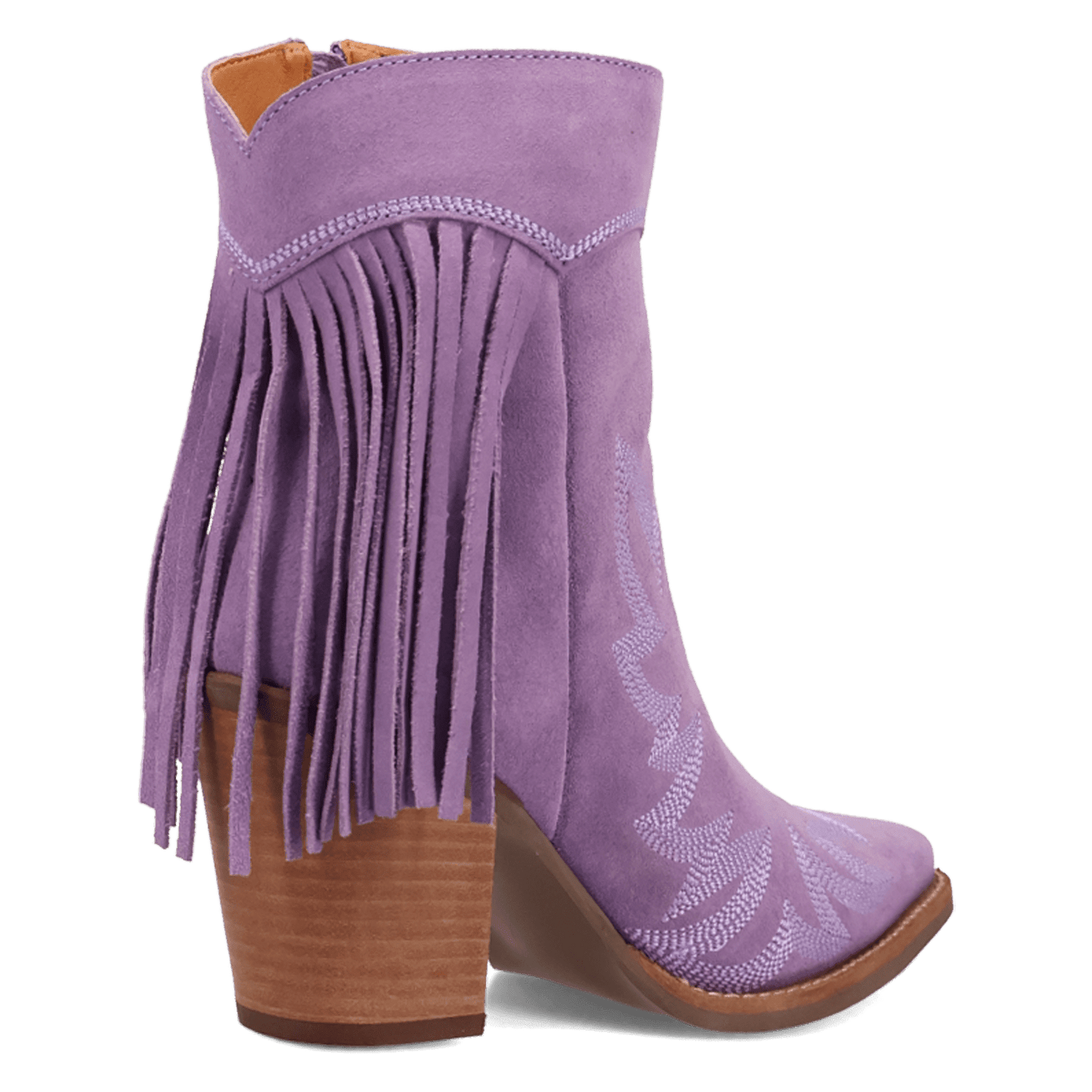 PRODUCT SHOT WILD SAGE LEATHER BOOTIE AT 315 DEGREE ANGLE