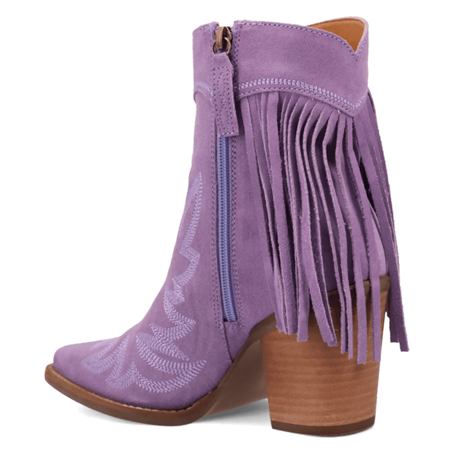 PRODUCT SHOT WILD SAGE LEATHER BOOTIE AT 270 DEGREE ANGLE