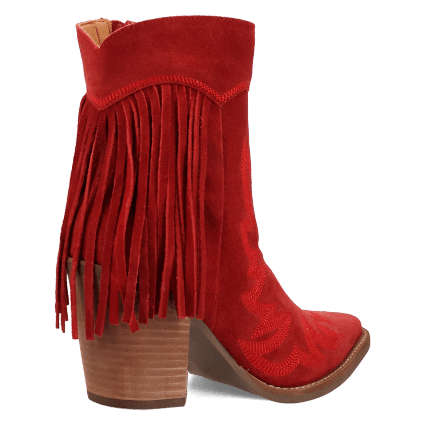 PRODUCT SHOT WILD SAGE LEATHER BOOTIE AT 315 DEGREE ANGLE