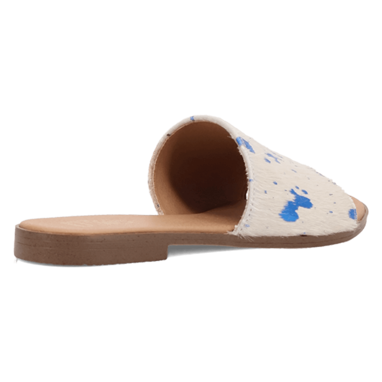 PRODUCT SHOT MOO MOO SANDAL AT 315 DEGREE ANGLE