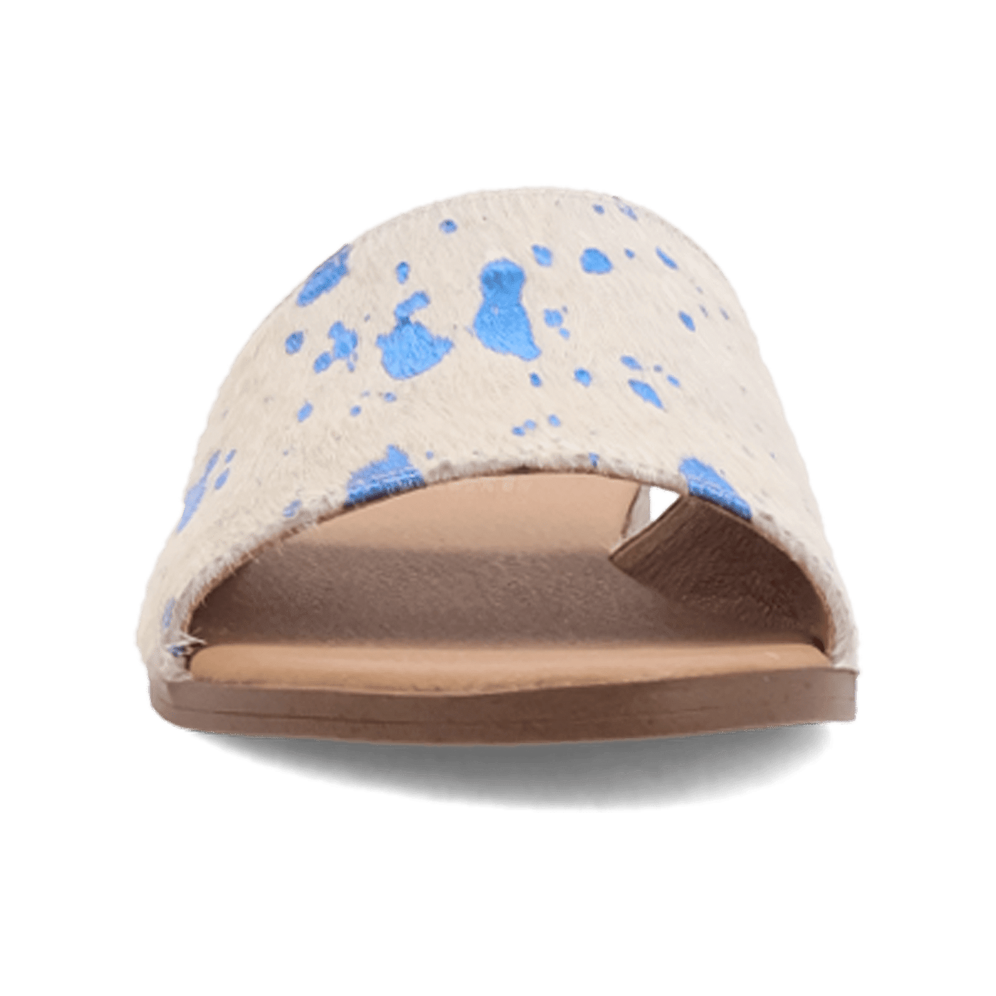 PRODUCT SHOT MOO MOO SANDAL AT FRONT ANGLE