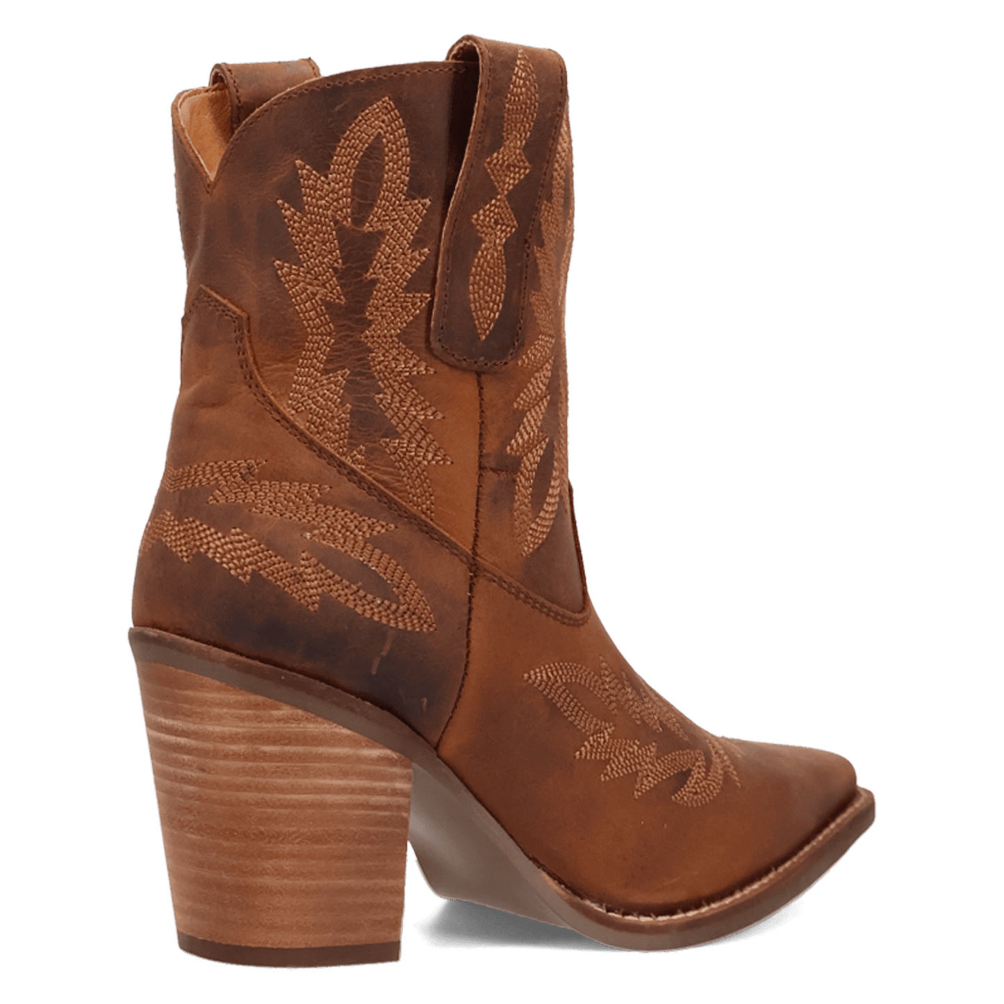 PRODUCT SHOT ROCKY TOP LEATHER BOOTIE AT 315 DEGREE ANGLE