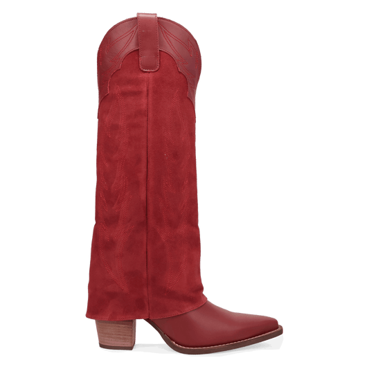 PRODUCT SHOT WILD FIRE LEATHER BOOT AT 90 DEGREE INSIDE ANGLE