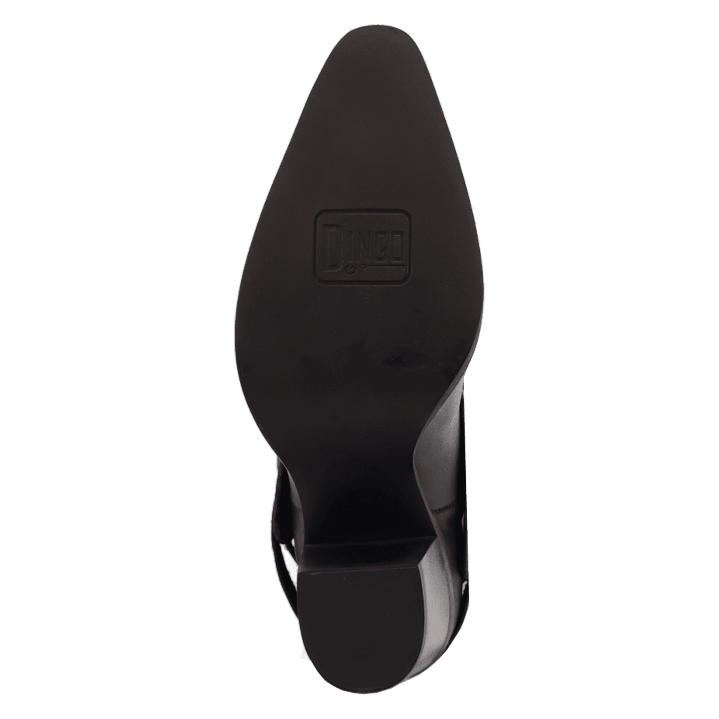 PRODUCT SHOT GRIT N' GRACE LEATHER BOOT AT OUTSOLE ANGLE