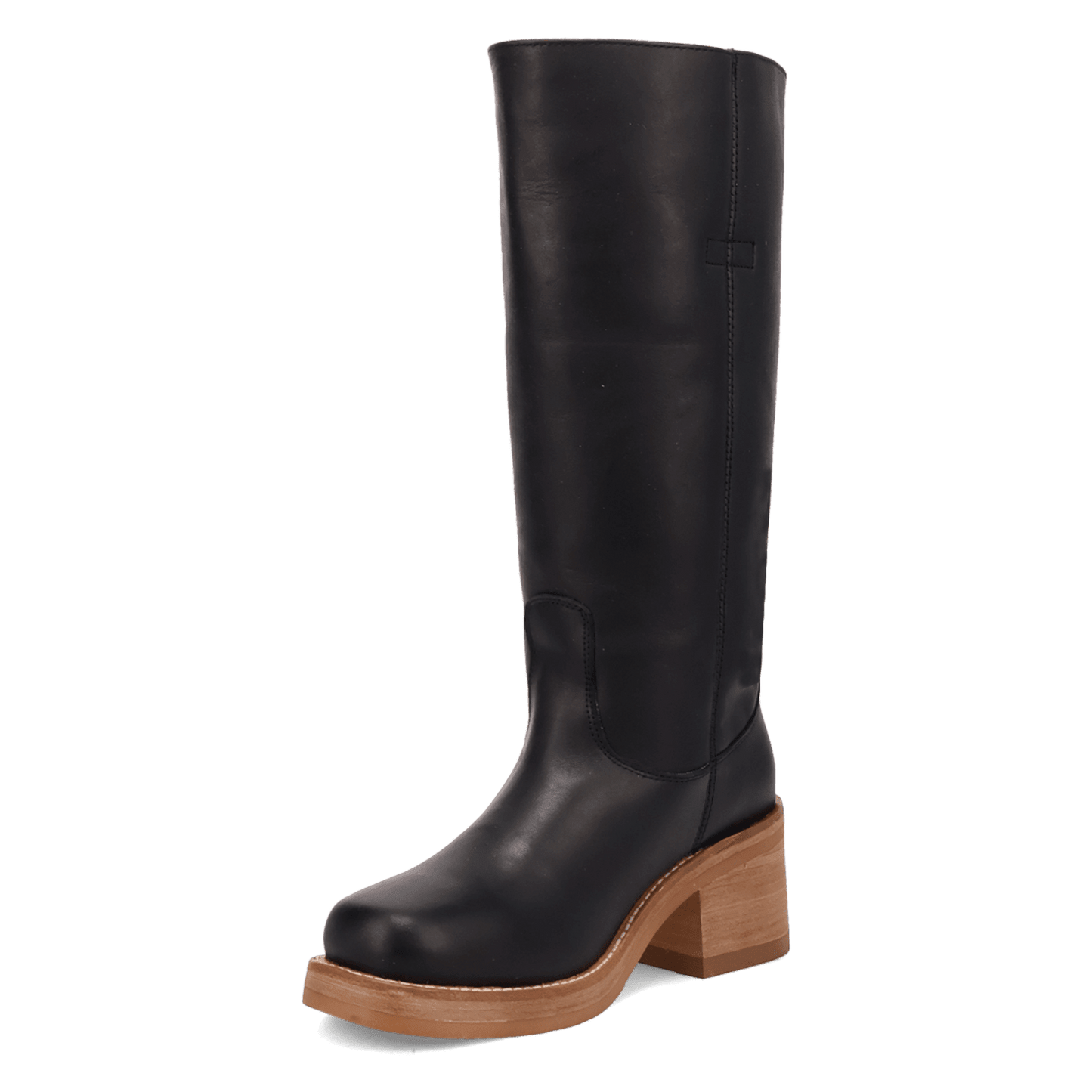 PRODUCT SHOT VAGABOND LEATHER BOOT AT 225 DEGREE ANGLE