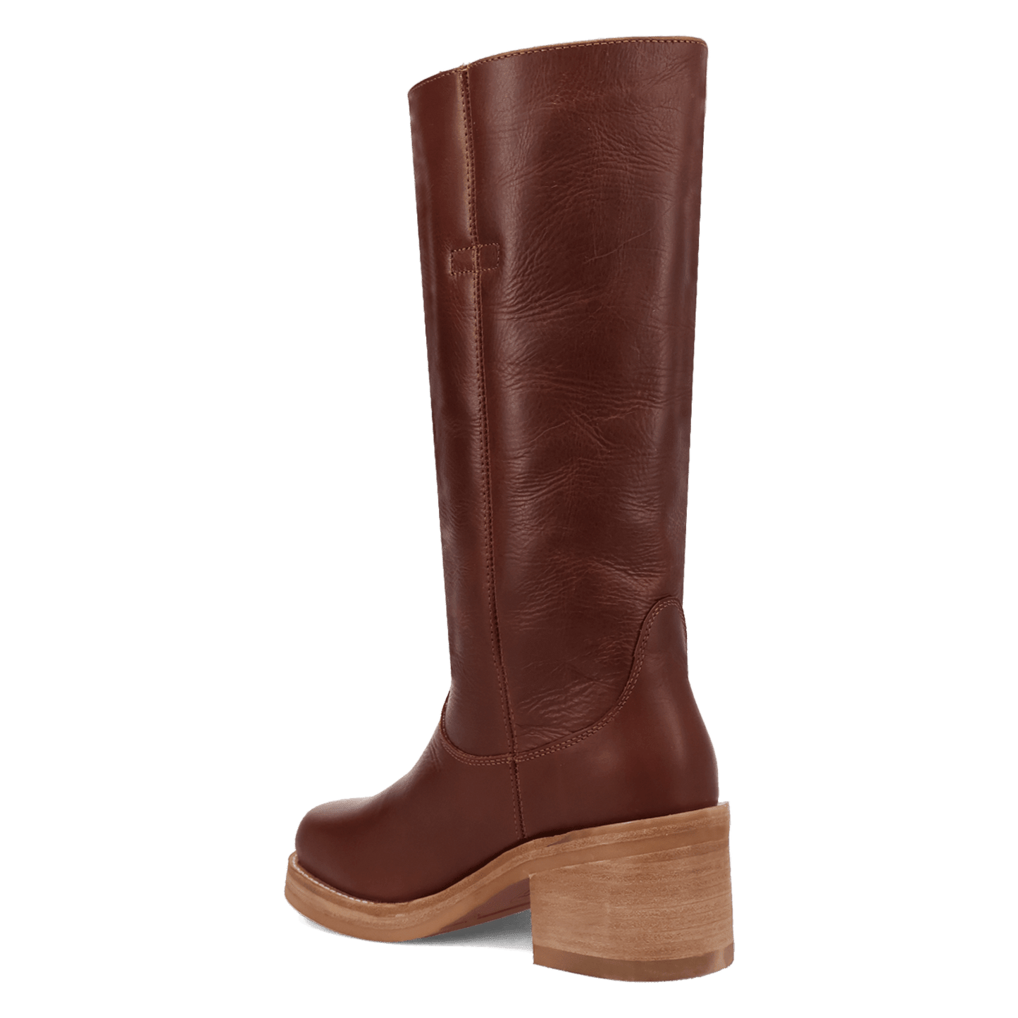 PRODUCT SHOT VAGABOND LEATHER BOOT AT 270 DEGREE ANGLE