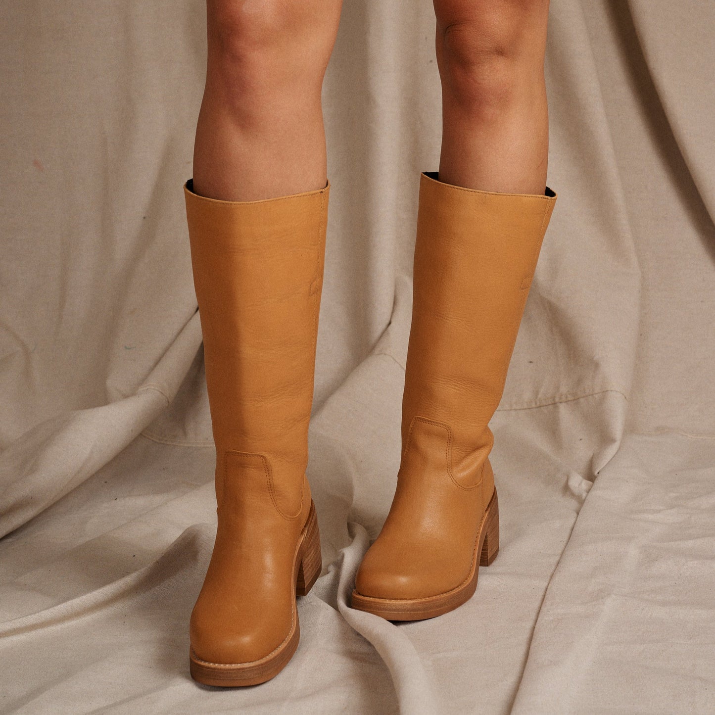 VAGABOND LEATHER BOOT - Dingo1969