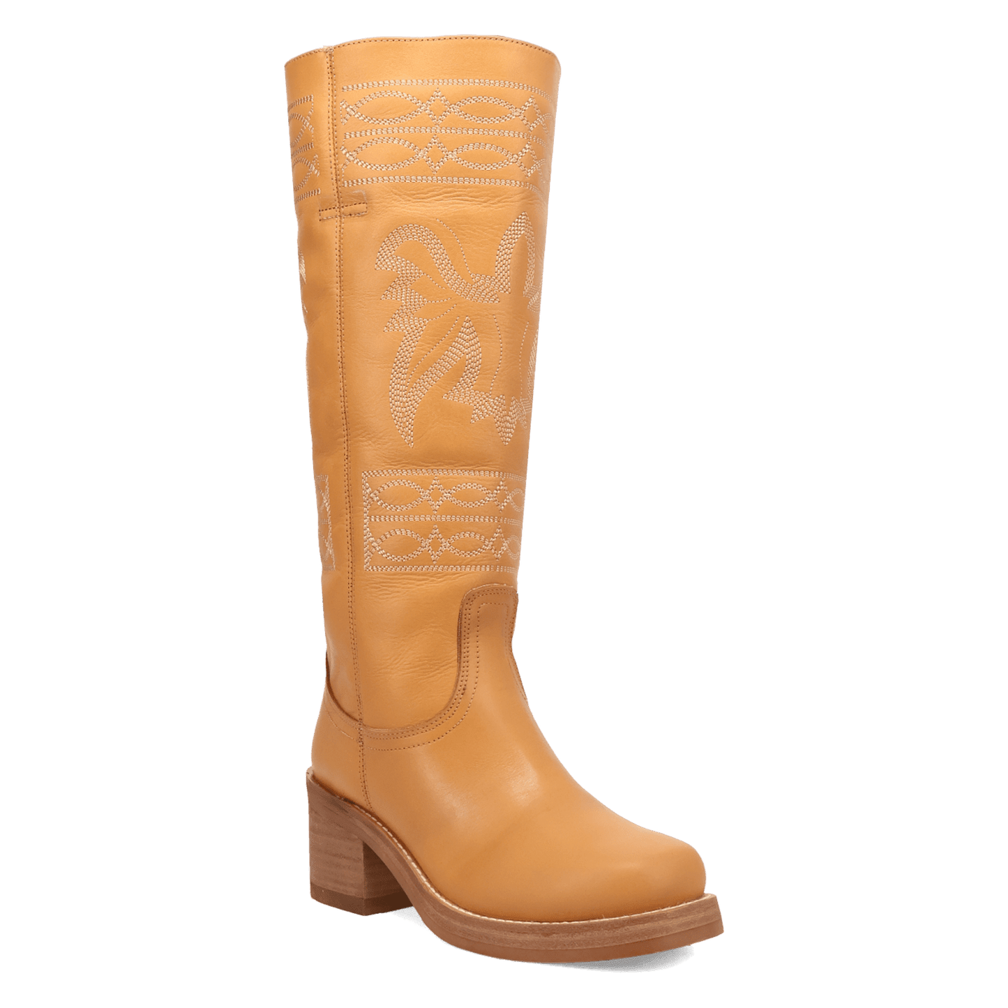 PRODUCT SHOT AVALON LEATHER BOOT AT 45 DEGREE ANGLE