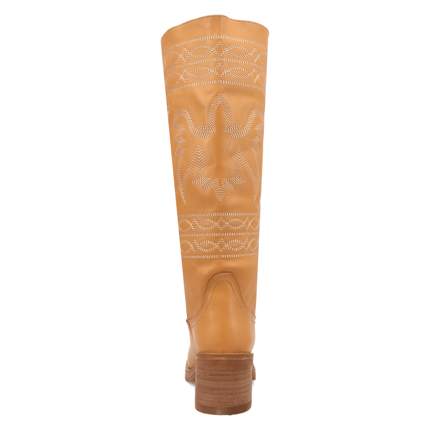 PRODUCT SHOT AVALON LEATHER BOOT AT 180 DEGREE BACK ANGLE