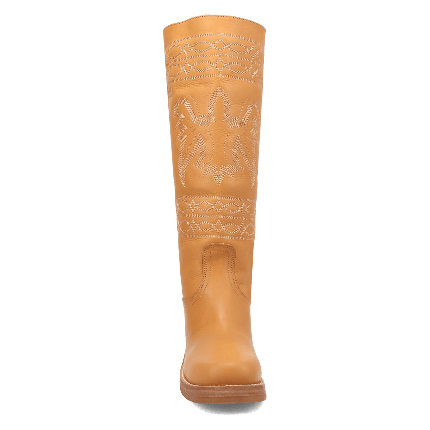 PRODUCT SHOT AVALON LEATHER BOOT AT FRONT ANGLE