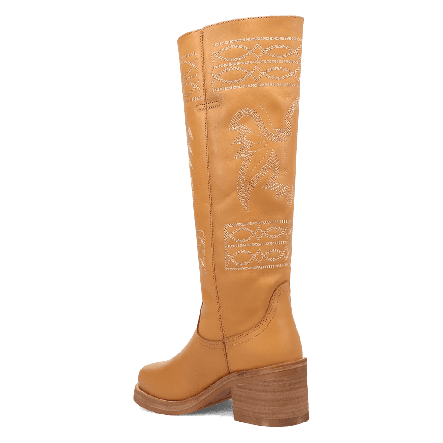 PRODUCT SHOT AVALON LEATHER BOOT AT 270 DEGREE ANGLE