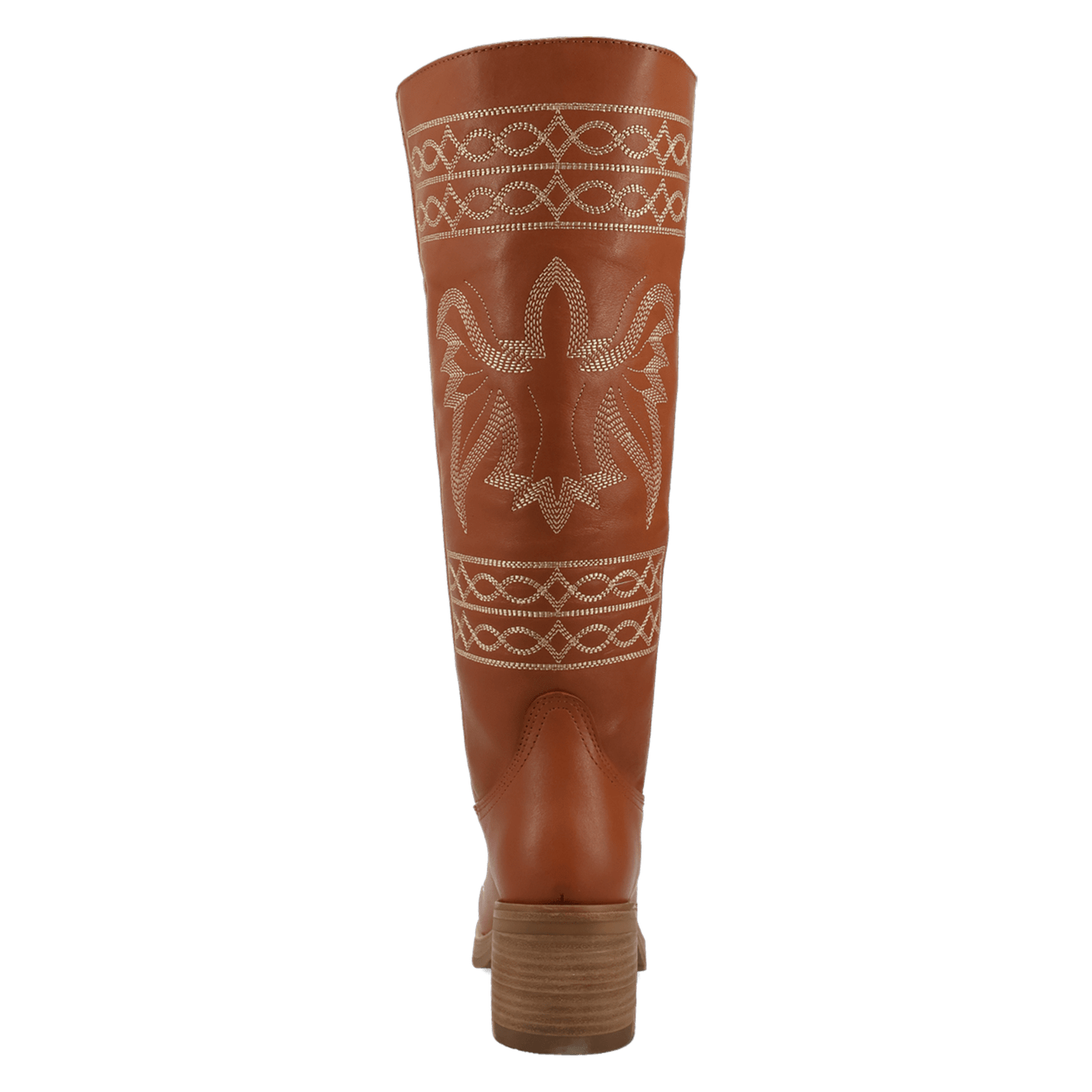 PRODUCT SHOT AVALON LEATHER BOOT AT 180 DEGREE BACK ANGLE