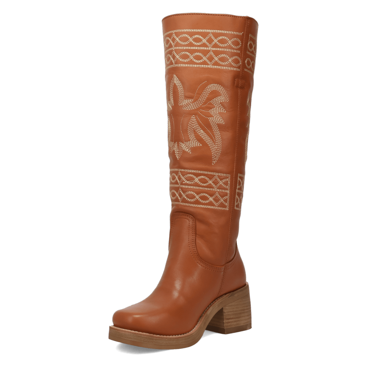 PRODUCT SHOT AVALON LEATHER BOOT AT 225 DEGREE ANGLE