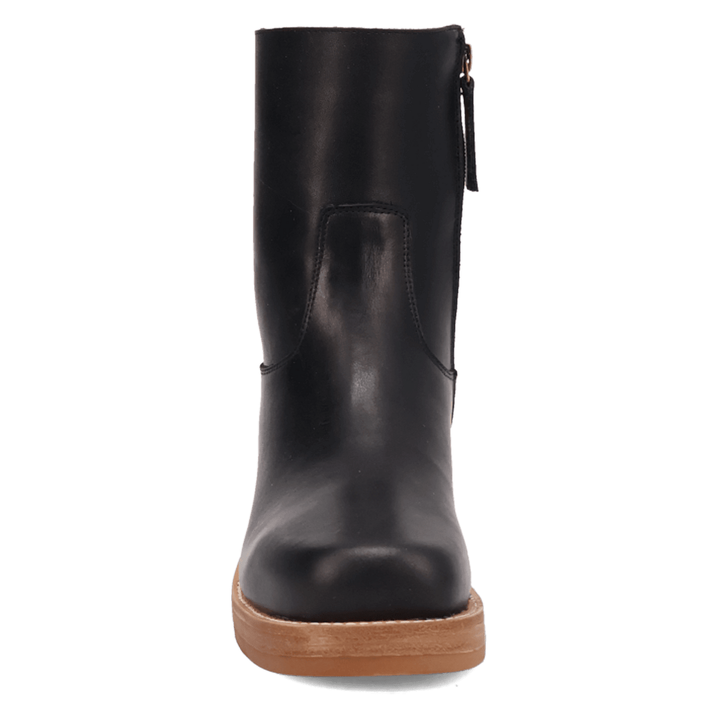 PRODUCT SHOT ROXY LEATHER BOOTIE AT FRONT ANGLE