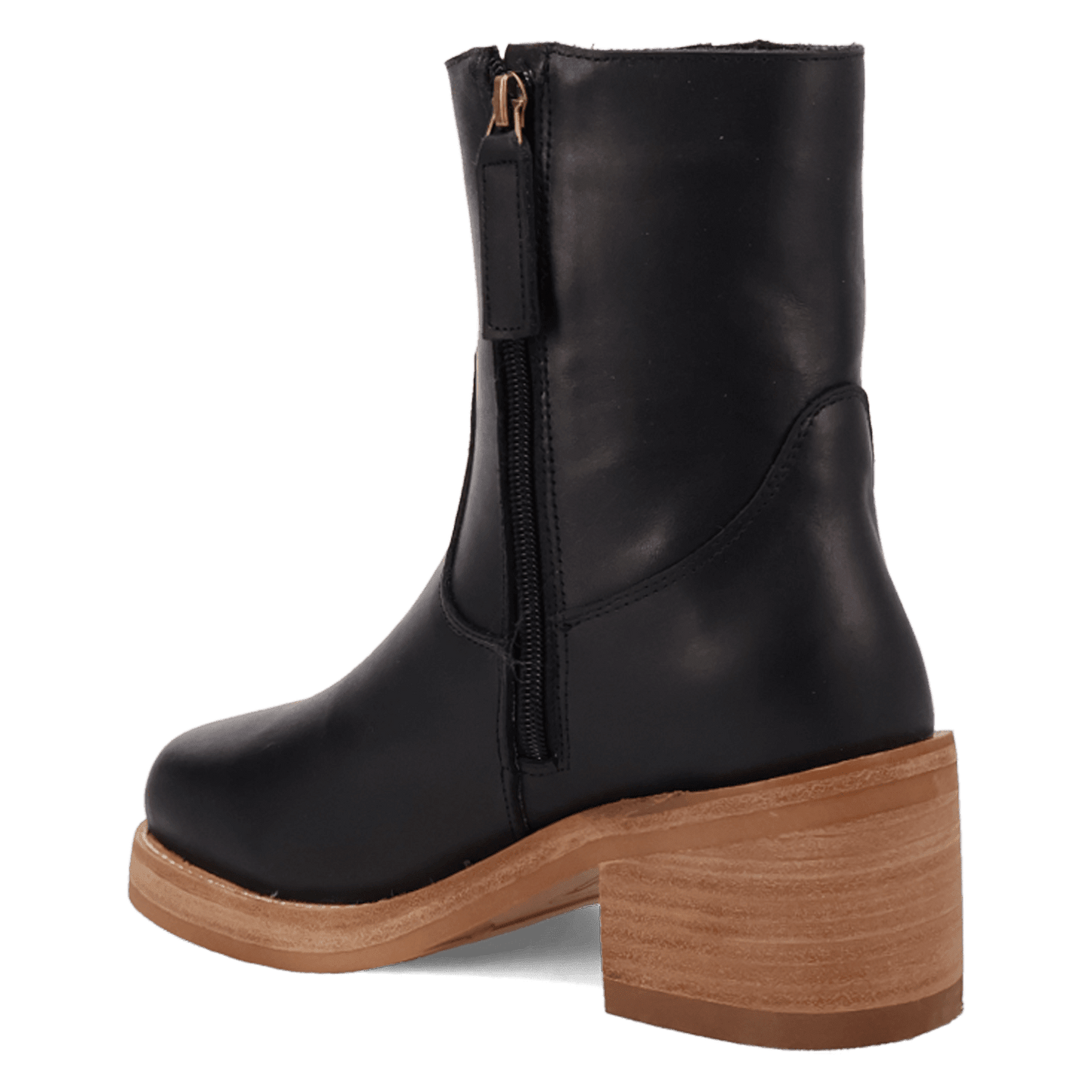 PRODUCT SHOT ROXY LEATHER BOOTIE AT 270 DEGREE ANGLE