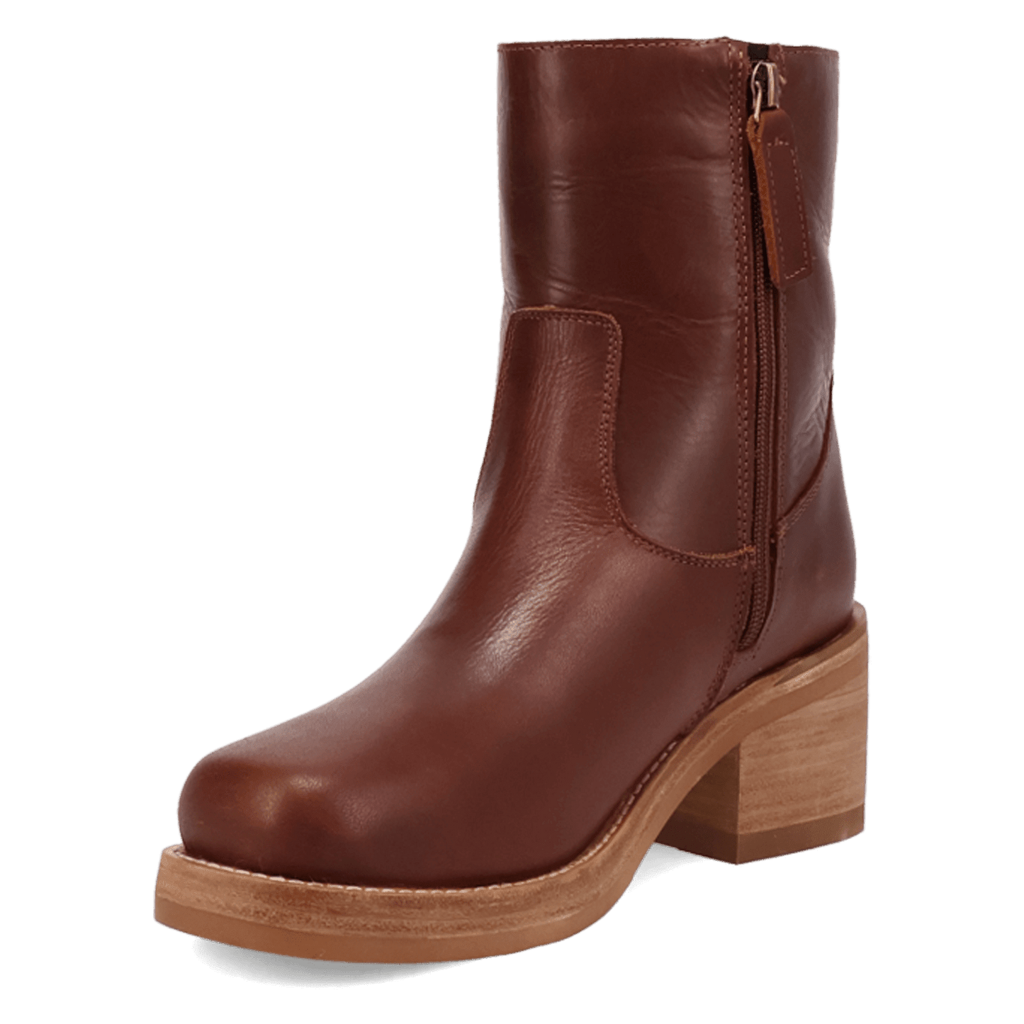 PRODUCT SHOT ROXY LEATHER BOOTIE AT 225 DEGREE ANGLE