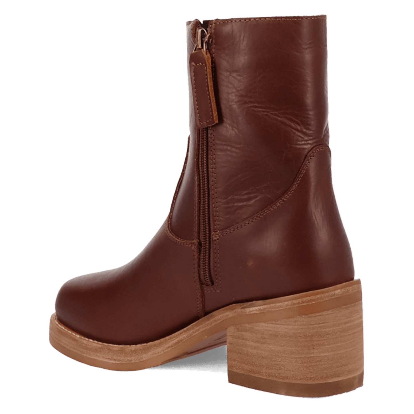 PRODUCT SHOT ROXY LEATHER BOOTIE AT 270 DEGREE ANGLE