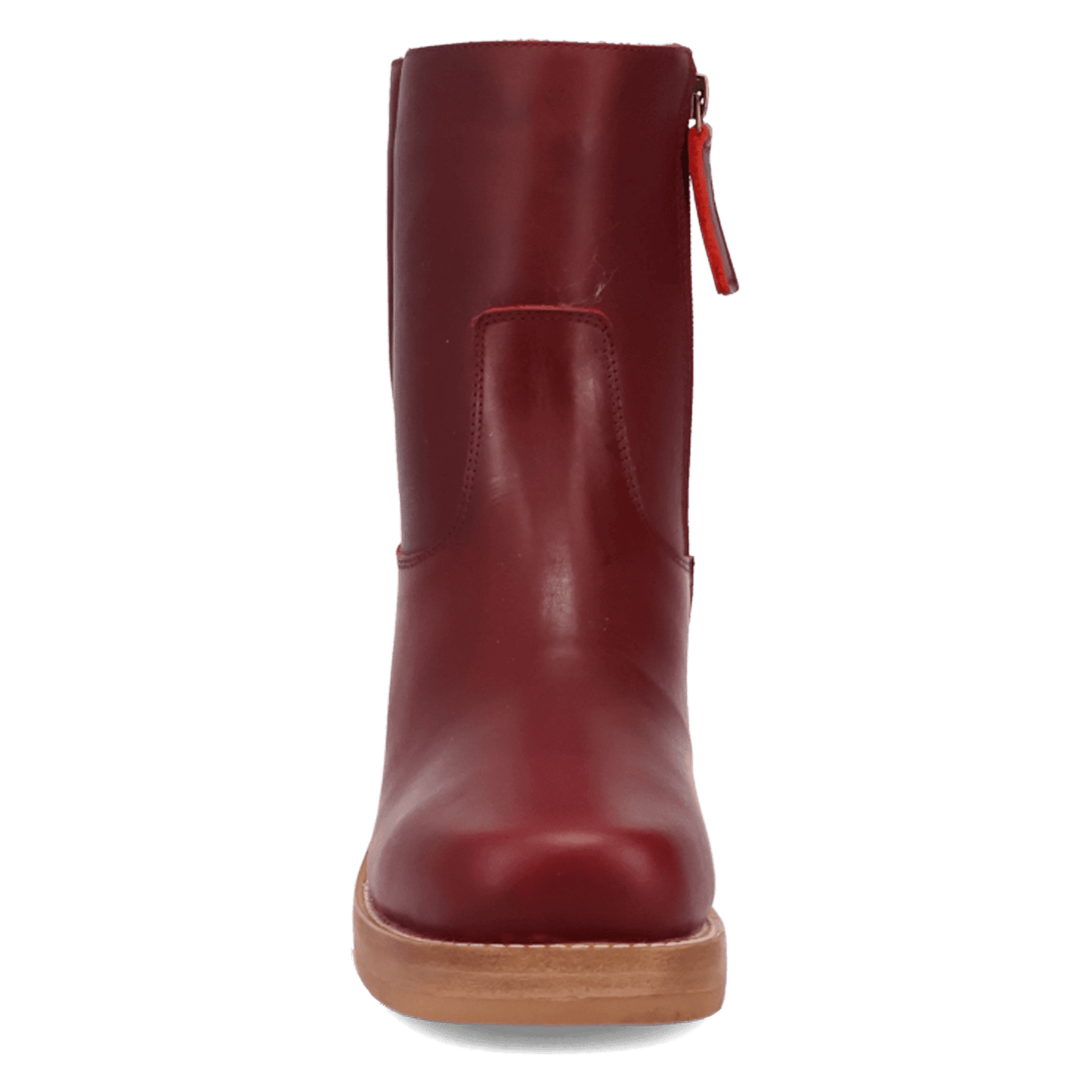 PRODUCT SHOT ROXY LEATHER BOOTIE AT FRONT ANGLE