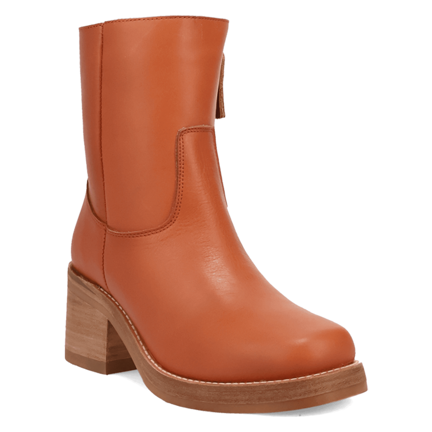 PRODUCT SHOT ROXY LEATHER BOOTIE AT 45 DEGREE ANGLE