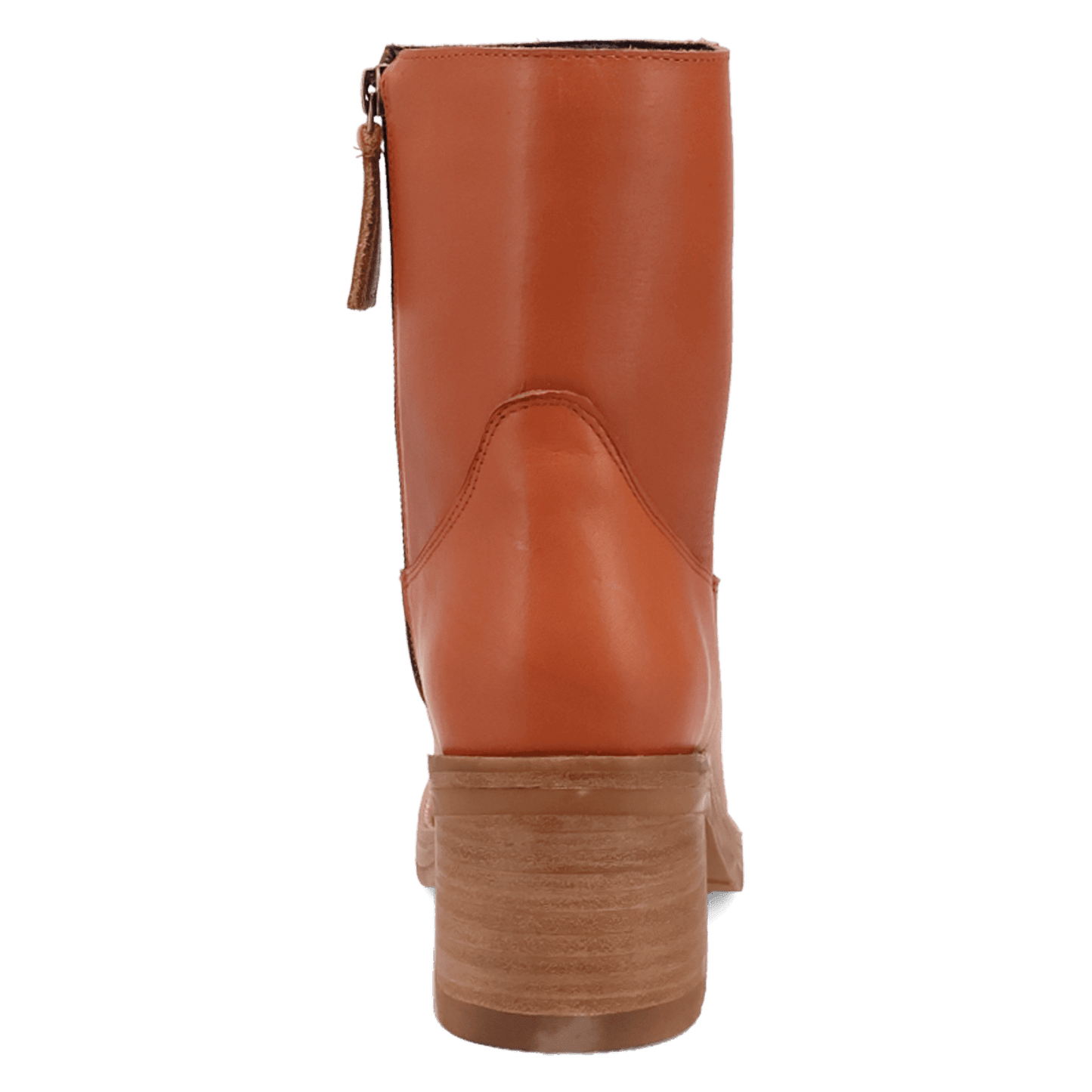 PRODUCT SHOT ROXY LEATHER BOOTIE AT 180 DEGREE BACK ANGLE