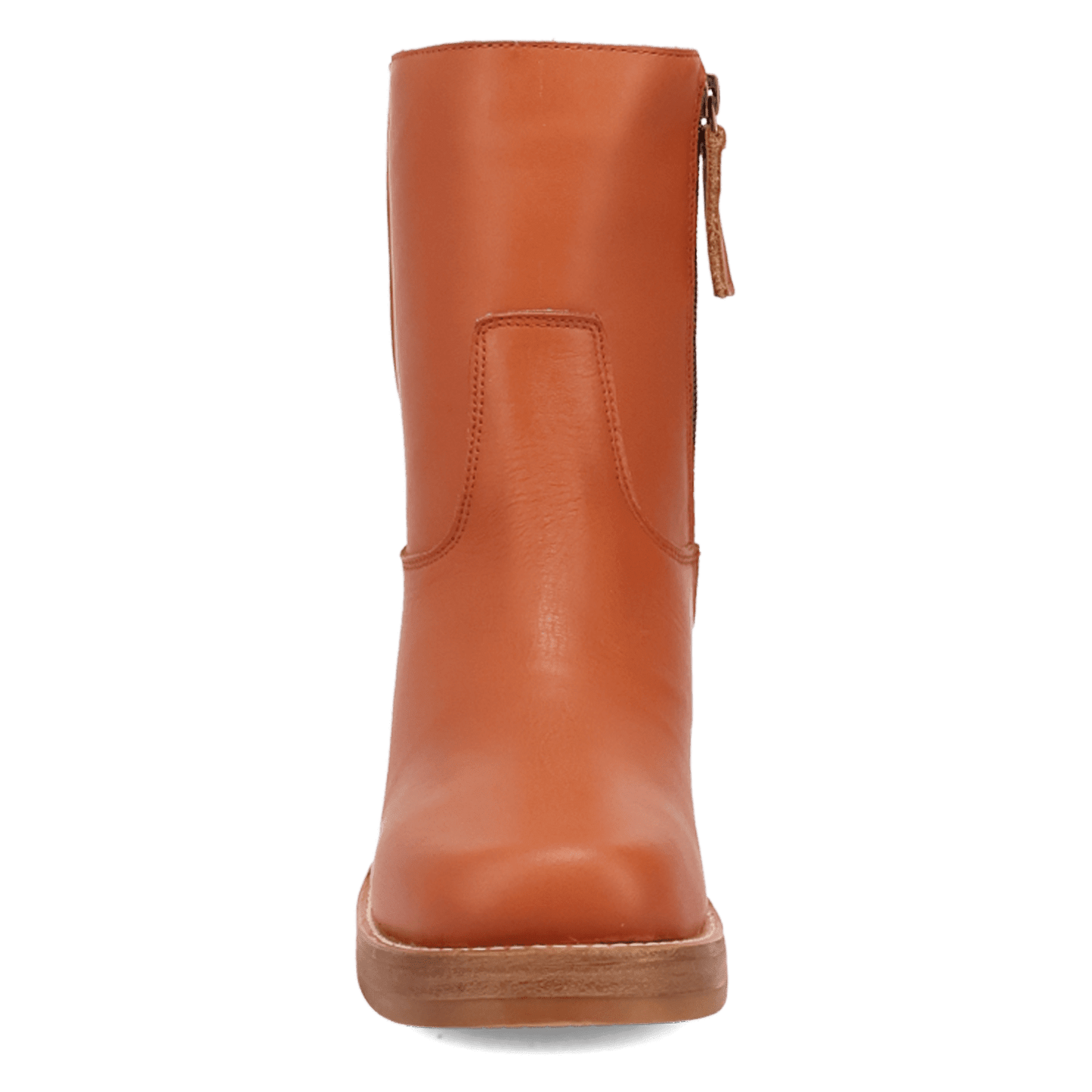 PRODUCT SHOT ROXY LEATHER BOOTIE AT FRONT ANGLE