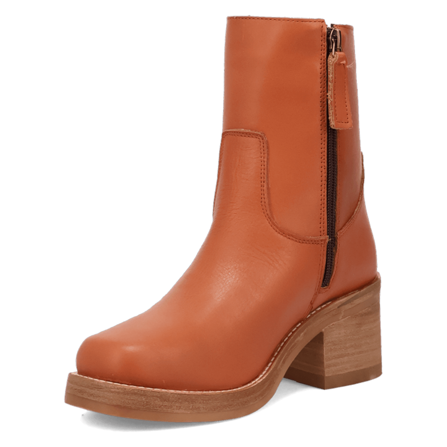 PRODUCT SHOT ROXY LEATHER BOOTIE AT 225 DEGREE ANGLE