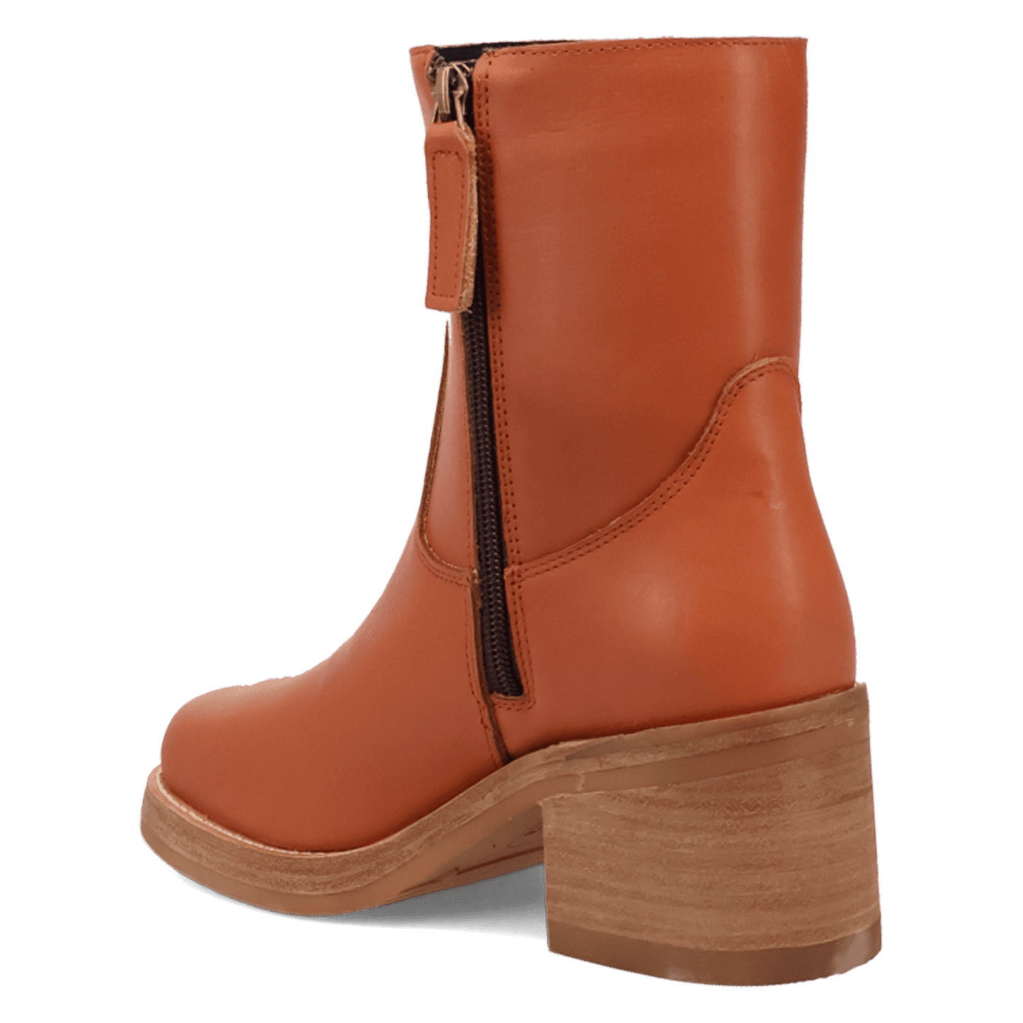 PRODUCT SHOT ROXY LEATHER BOOTIE AT 270 DEGREE ANGLE