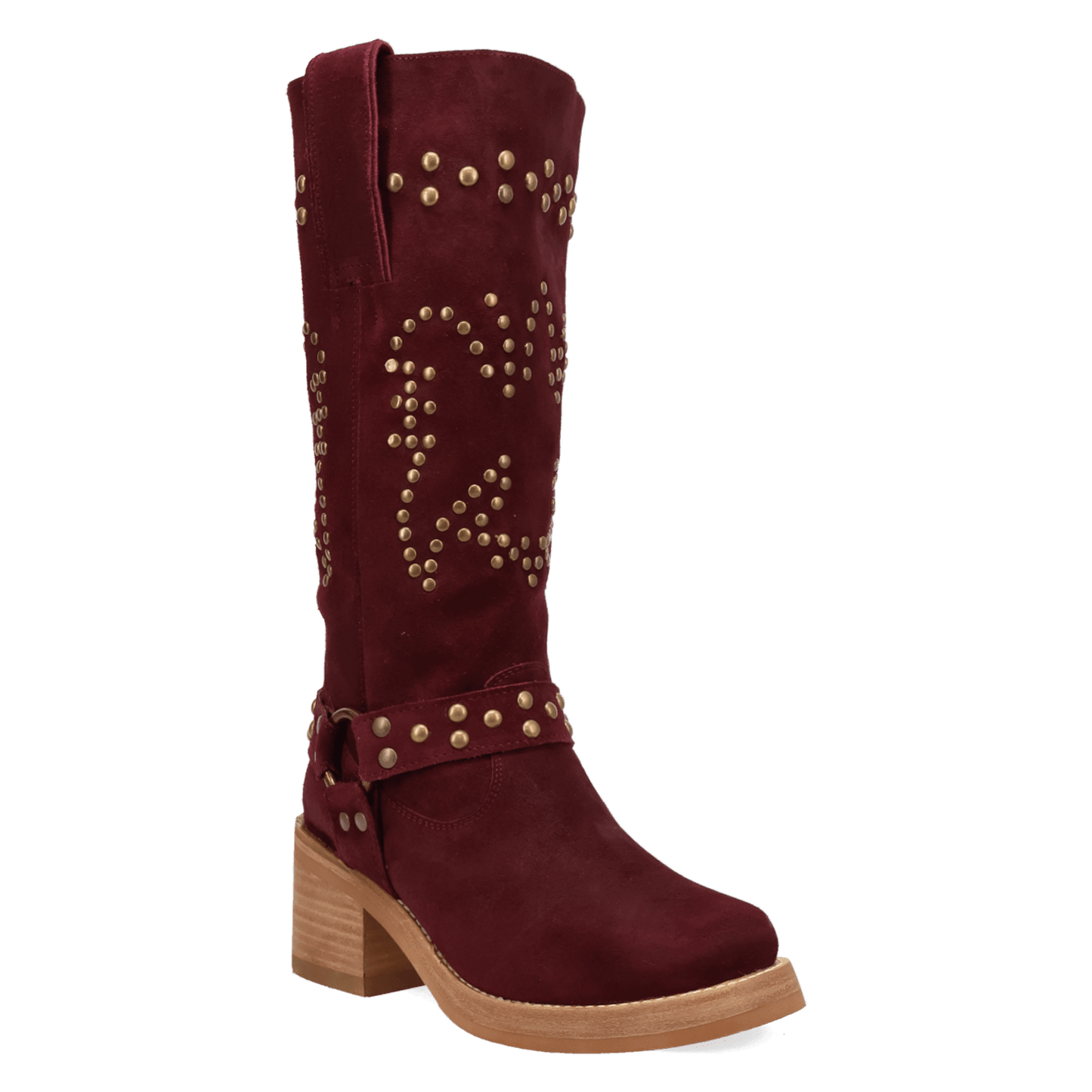 PRODUCT SHOT TROUBADOUR LEATHER BOOT AT 45 DEGREE ANGLE