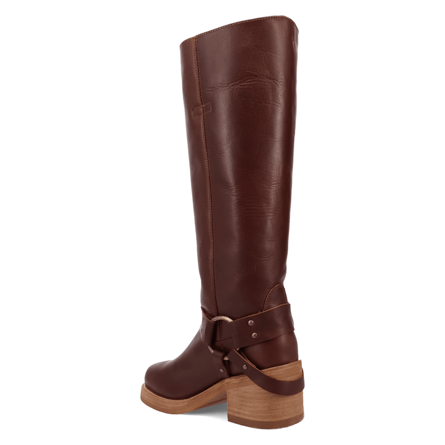 PRODUCT SHOT CASBAH LEATHER BOOT AT 270 DEGREE ANGLE