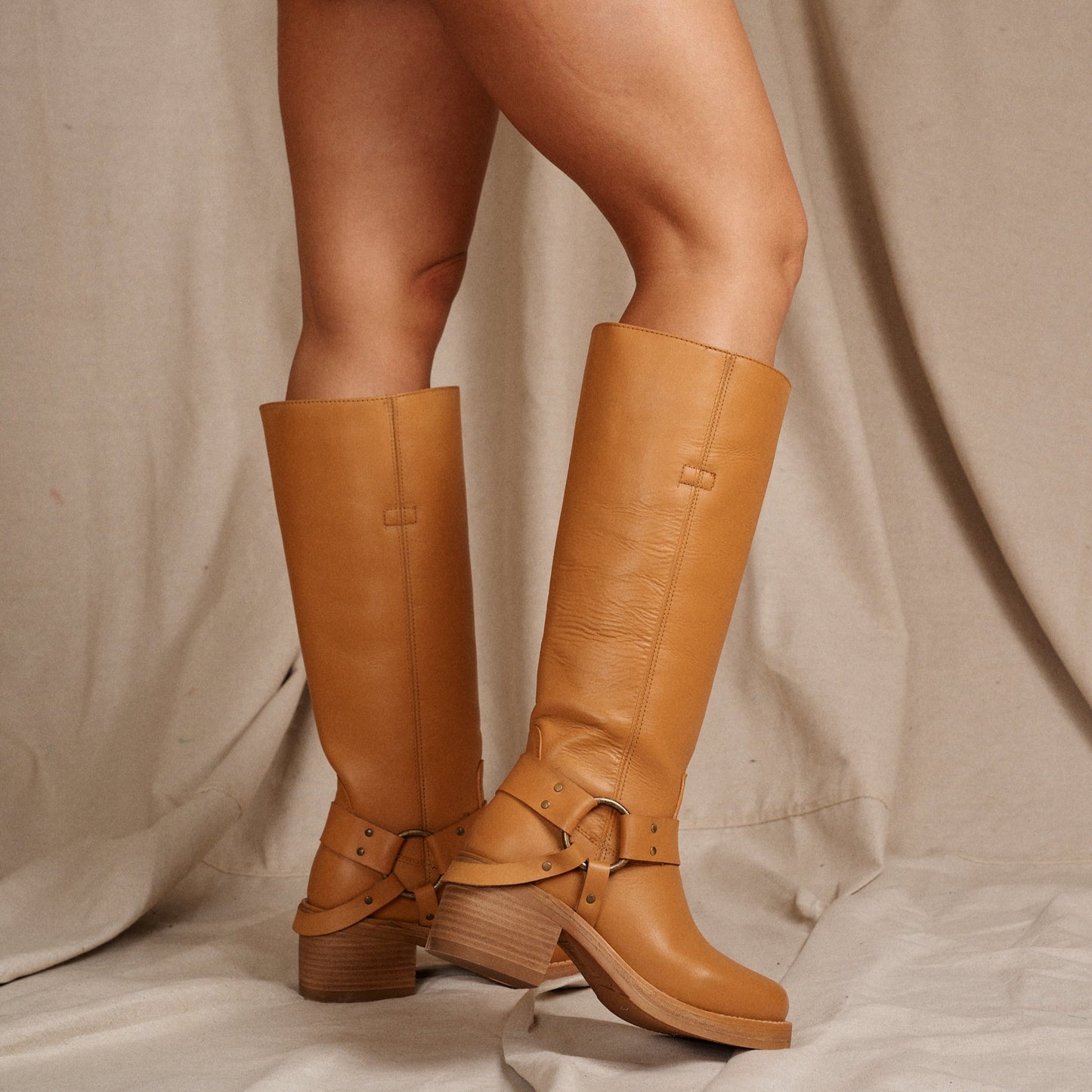 CASBAH LEATHER BOOT - Dingo1969