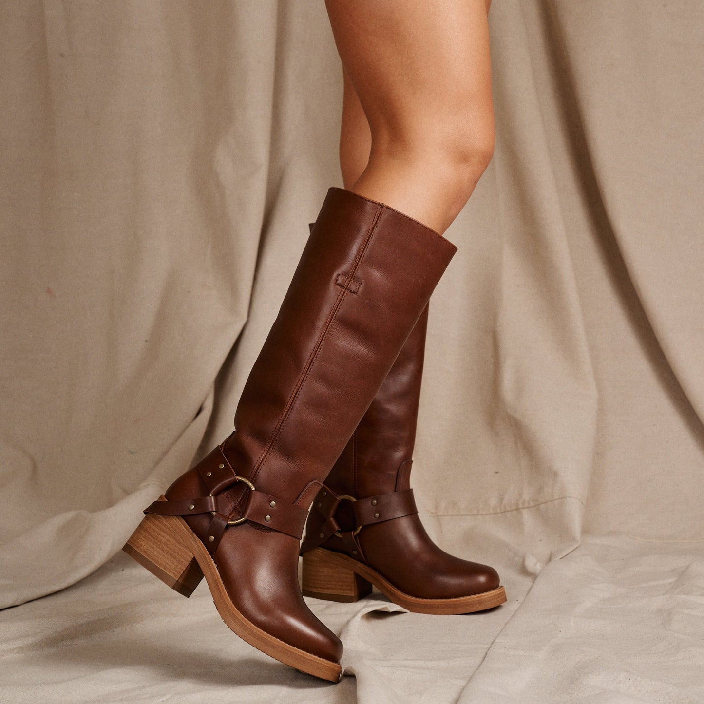 CASBAH LEATHER BOOT - Dingo1969