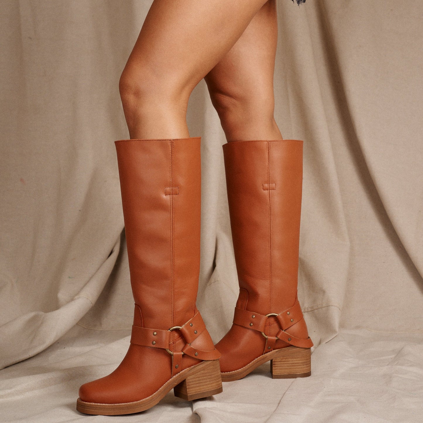 CASBAH LEATHER BOOT - Dingo1969