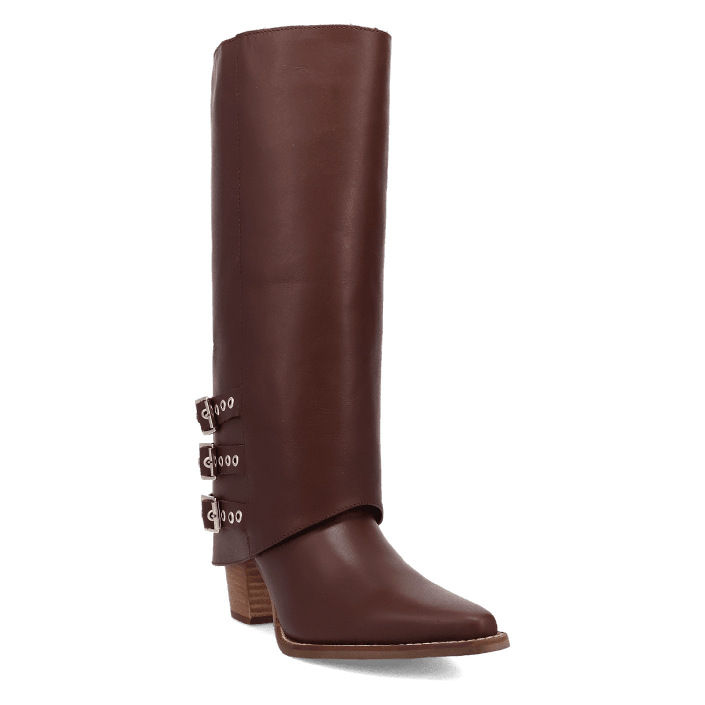 PRODUCT SHOT URBAN COWGIRL LEATHER BOOT AT 45 DEGREE ANGLE