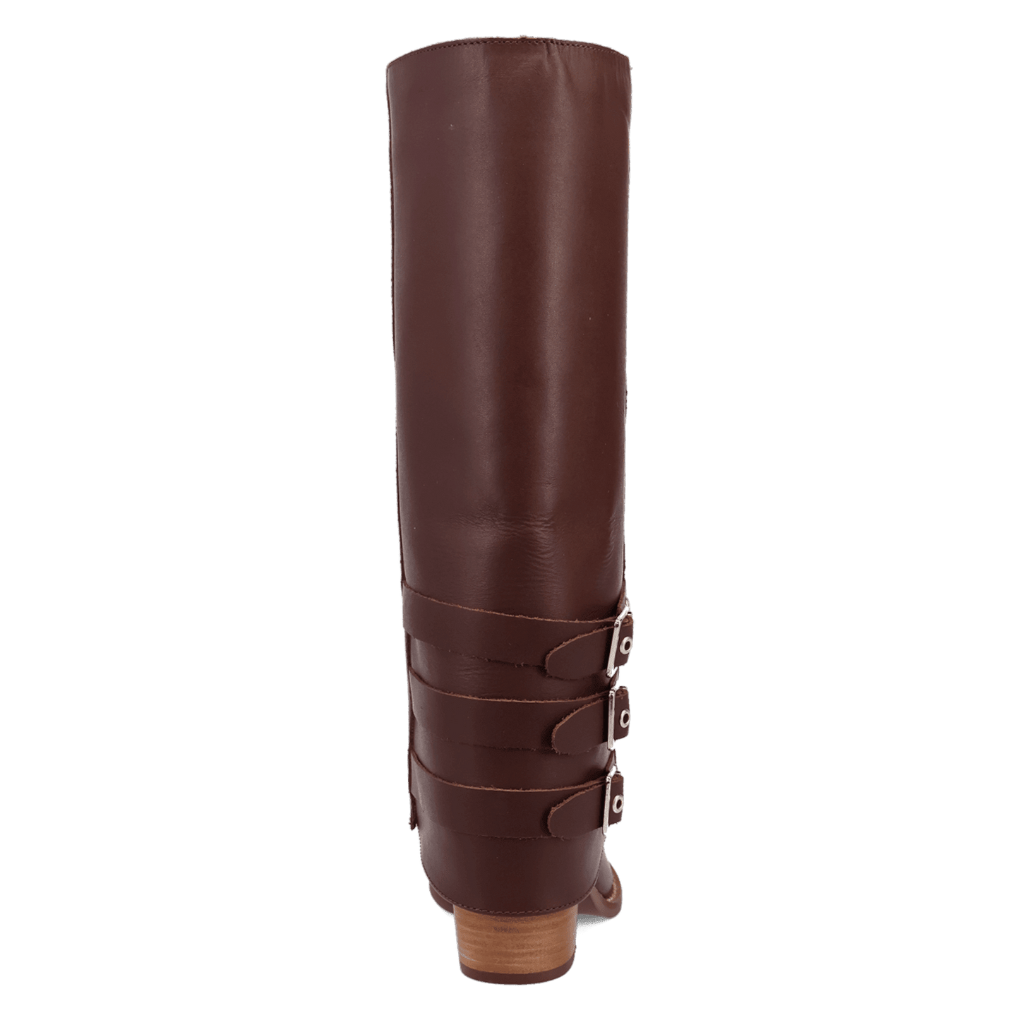 PRODUCT SHOT URBAN COWGIRL LEATHER BOOT AT 180 DEGREE BACK ANGLE