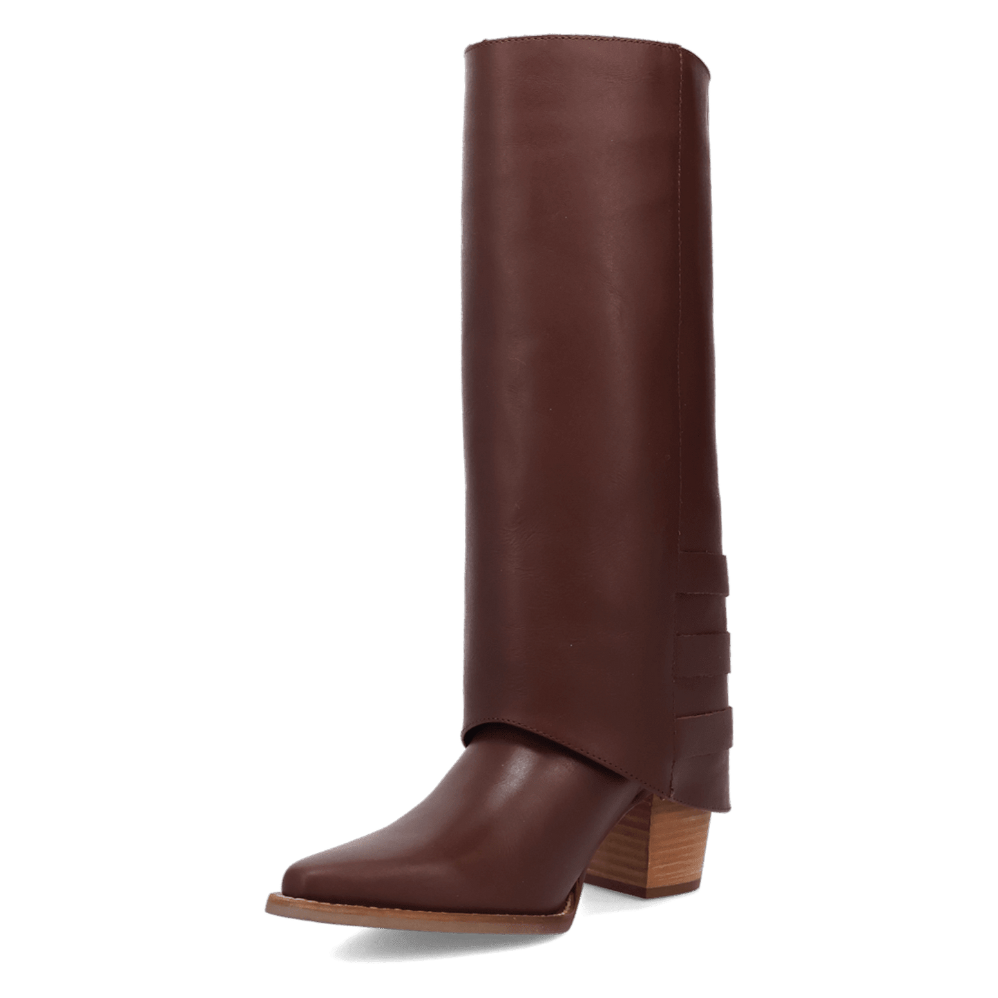 PRODUCT SHOT URBAN COWGIRL LEATHER BOOT AT 225 DEGREE ANGLE