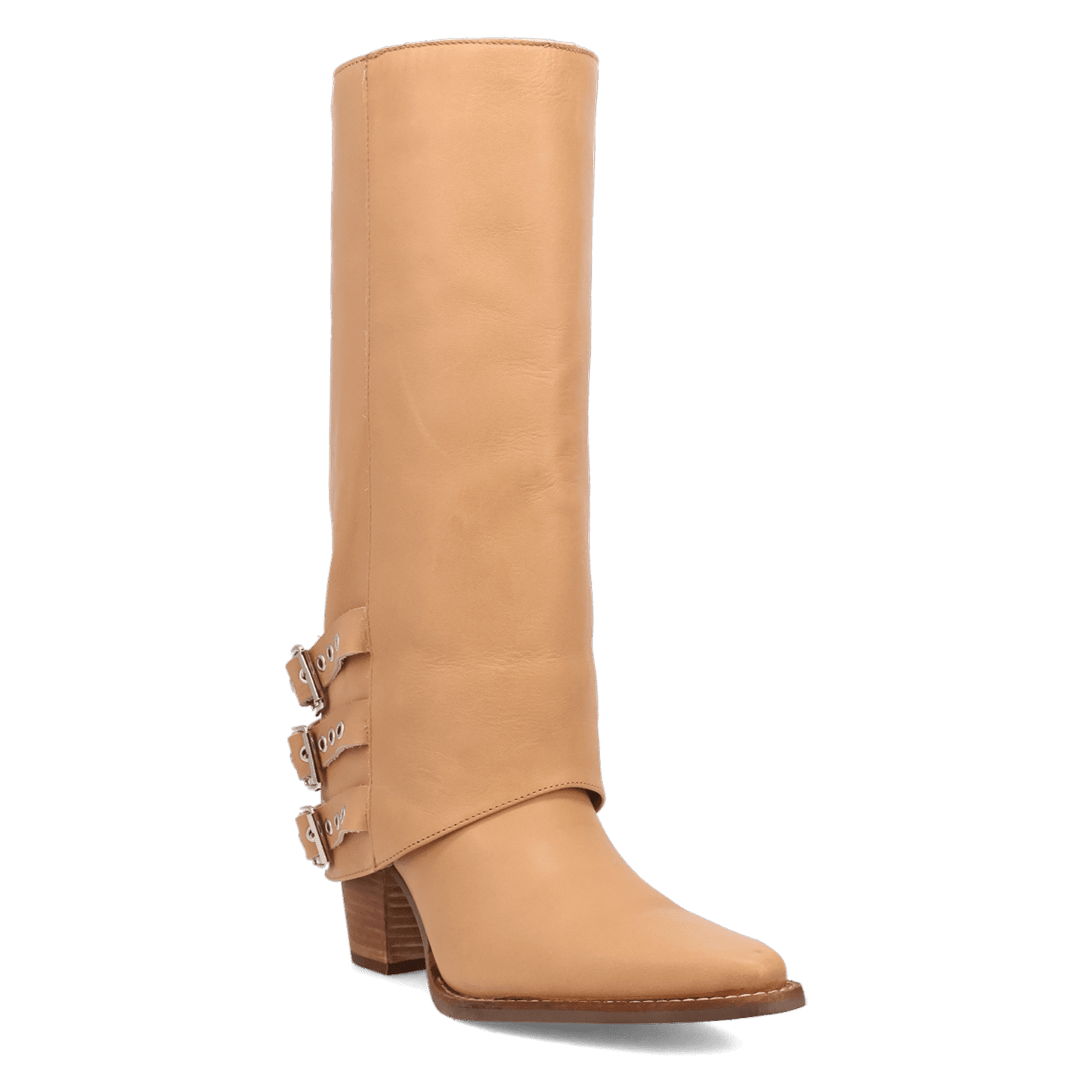 PRODUCT SHOT URBAN COWGIRL LEATHER BOOT AT 45 DEGREE ANGLE