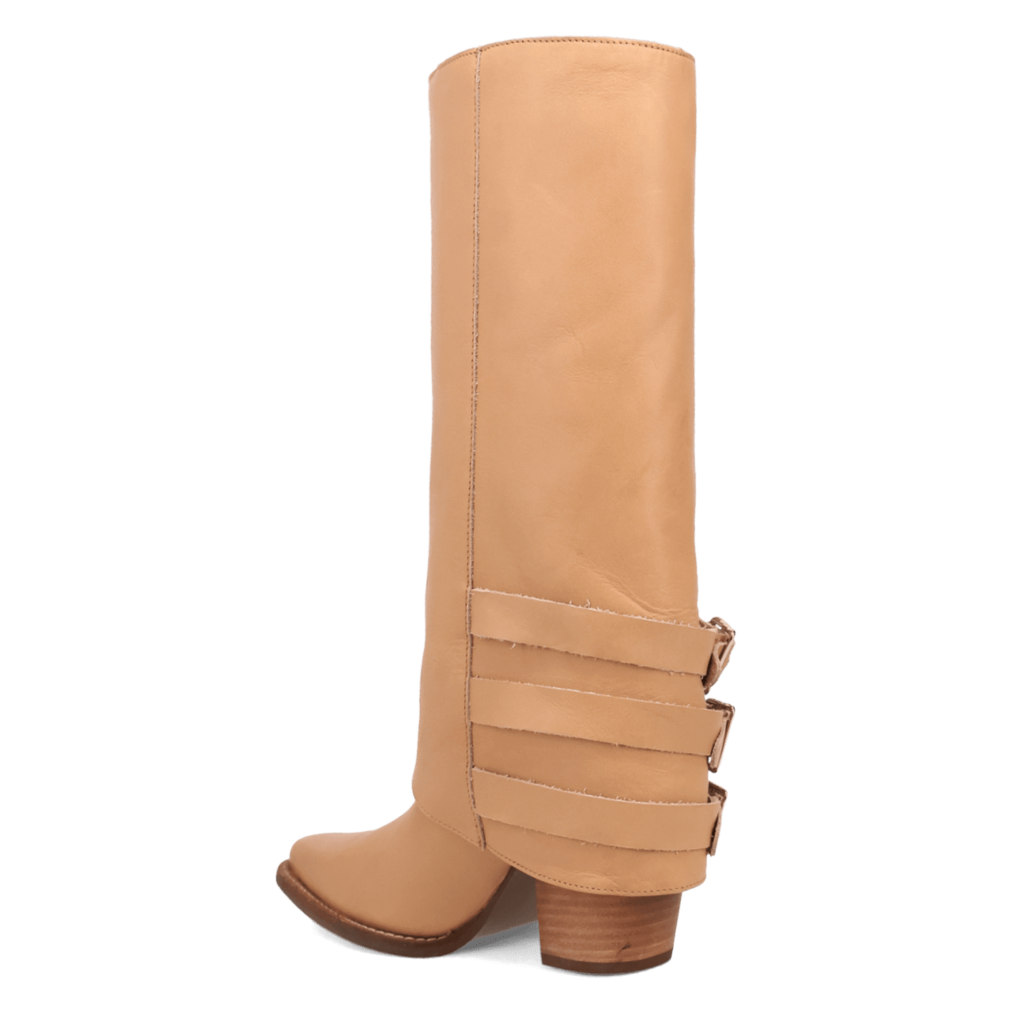 PRODUCT SHOT URBAN COWGIRL LEATHER BOOT AT 270 DEGREE ANGLE